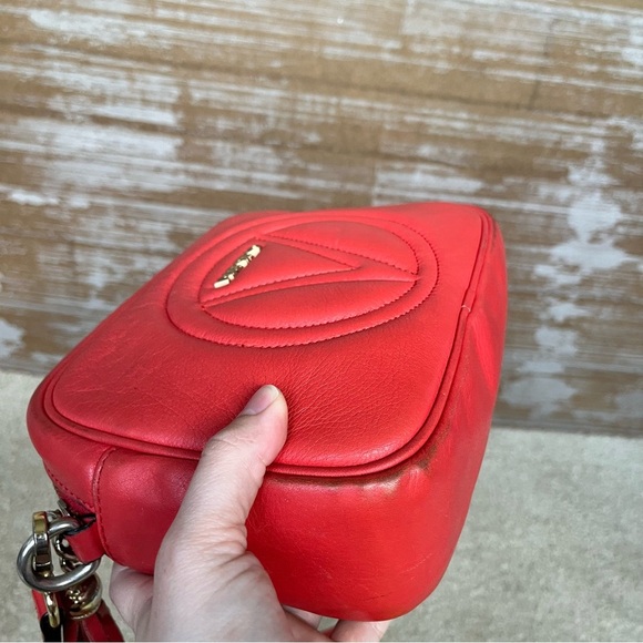 Valentino Signature Mia Crossbody Purse Poppy Red Preppy Classy Summer Tassel - Picture 4 of 15